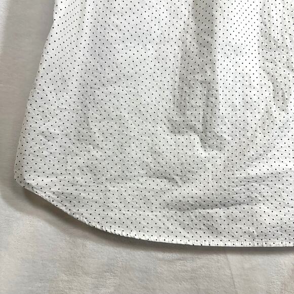 Old Navy XL Women's Top Polka Dot Short Sleeve Buttoned Casual Work Soft Comfort - Picture 7 of 10